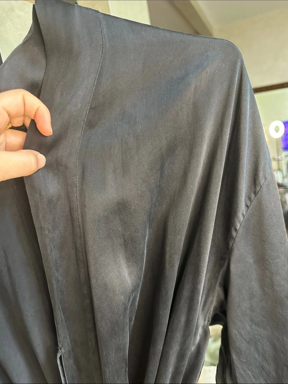 Victorias Secret Silk Tie-Waist Robe sz xs/s